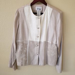 D.J Summers blouse beige sz.12